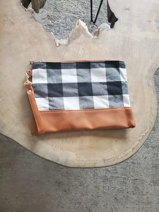 Buffalo Plaid Clutch