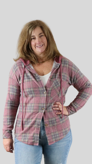 Down in the Valley Hooded Shacket