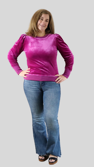 A Special Place Velour Pullover