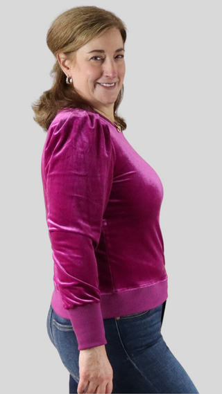 A Special Place Velour Pullover