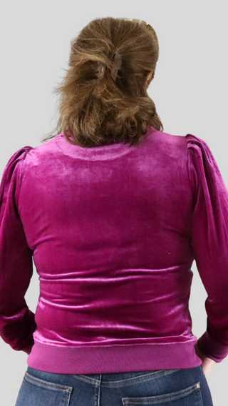 A Special Place Velour Pullover