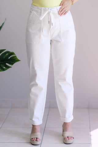 Judy Blue White Joggers