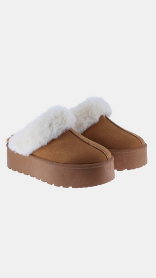 Weeboo Fur Trim Snow Slippers