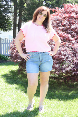 Judy Blue Tummy Control & Cooling Double Button Shorts
