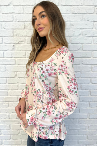 Cool to Be Kind Floral Blouse