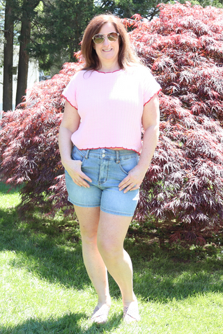 Textured Light Weight Sweater Dolman Top