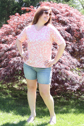 Loose Fit Animal Soft Knit Top