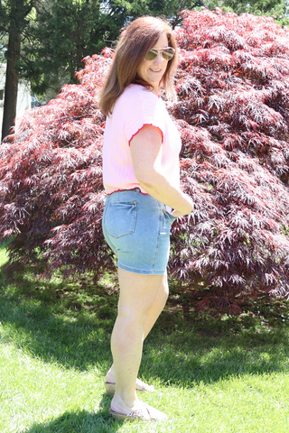 Judy Blue Tummy Control & Cooling Double Button Shorts